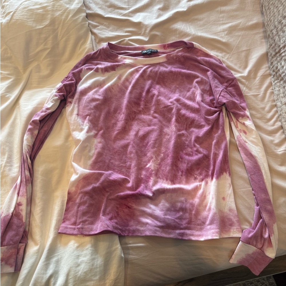 Zele Pink  Long Sleeve Sweatshirt